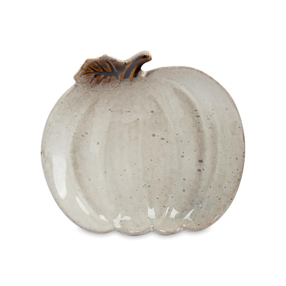 Блюдо Тыква, 22 х 20 см, фарфор, молочный в крапинку, серия Light Pumpkin, ANNA LAFARG, Китай