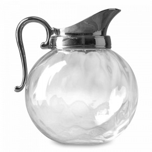 Кувшин Chrom, 2.4 л, металл, стекло, ROOMERS TABLEWARE, Нидерланды, Кувшины