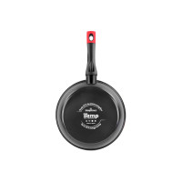 Сотейник с крышкой, 28 см, сталь, стеклоэмаль, черный, серия Kilauea, VITRINOR, Испания_00811340057649417010.jpg