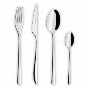 Набор столовых приборов на 12 персон, 130 предметов, нержавеющая сталь 18/10, серебристый, серия Icon, CUTIPOL, Португалия, CUTIPOL (Португалия)