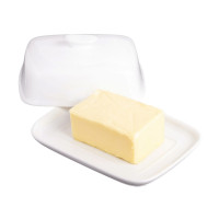 Масленка , 18 х 14 см, фарфор, белый, серия Classic, KITCHEN CRAFT, Великобритания_00817710054162155215.jpg