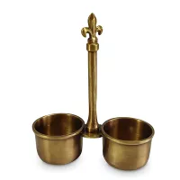 Менажница на 2 секции Antique Brass, 5 см, латунь, золотистый, ROOMERS TABLEWARE, Нидерланды, 