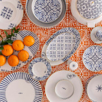 Тарелка обеденная, 28 см, фарфор, декор, серия Transatlantica, VISTA ALEGRE, Португалия_00806560034934636034.jpg