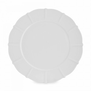 Тарелка обеденная Lotus white, 26.5 см, фарфор, белый, серия Emily, ANNA LAFARG, Китай, ANNA LAFARG (Китай)