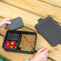 Ланч-бокс Bento большой, 25.5 х 16.7 см, пластик, антрацит, серия Make & Take, BRABANTIA, Бельгия_00812680051392069443.jpg