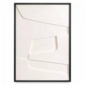 Панно декоративное с эффектом 3D Minimalism, 50 х 70 см, холст с черной рамой, серия Art, BERGENSON BJORN, Великобритания, Предметы интерьера