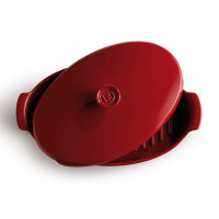 Керамическая форма «Папильот» для запекания рыбы, 1,9 л, 42 x 25 см, гранат, серия Flame, EMILE HENRY, Франция_00787090081104615047.jpg