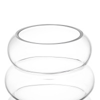 Ваза Swell, 27 см, стекло, прозрачный, BERGENSON BJORN, Великобритания_00817540060289074395.jpg