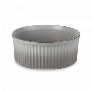 Форма для запекания суфле, 1,65 л, 20 см, фарфор, серый, серия French Classics, REVOL, Франция, REVOL (Франция)