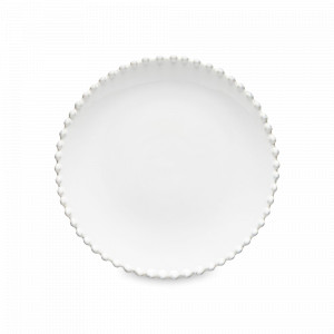 Тарелка обеденная White, 28 см, керамика, белый, серия Pearl, COSTA NOVA, Португалия, Тарелки белые