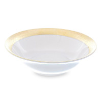 Набор из 6-ти порционных салатников Cream Gold, 14 см, фарфор, белый, золотой, серия Constanza 3064, FALKENPORZELLAN, Германия_00816430060770267770.jpg