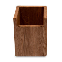 Подставка для кухонных принадлежностей, 14 х 14 х 17 см, коричневый, UNECA, Россия