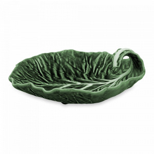Блюдо на ножках «Капуста», 25 см, керамика, зеленый, серия Капуста, Bordallo Pinheiro, Португалия, BORDALLO PINHEIRO (Португалия)