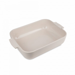 Форма для запекания прямоугольная, 32 х 20 см, 2.7 л, керамика, кремовый, серия Ecru, PEUGEOT CERAMIC, Франция, Скидка до -35% на PEUGEOT CERAMIC