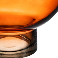 Ваза Триобль, 30,5 см, стекло, красно-коричневый, Rasteli, Бельгия_00812030044314909173.jpg