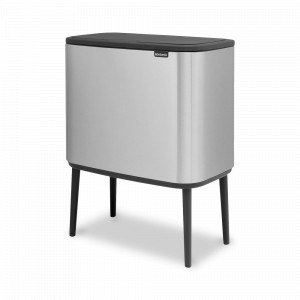 Контейнер для мусора, 36 л, нержавеющая сталь, стальной, серия BO TOUCH BIN, BRABANTIA, Бельгия, Скидка до -20% на мусорные ведра Brabantia