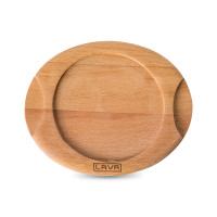 Подставка овальная для сервировки кокота, 15 х 18 см, дерево, LAVA, Турция