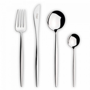 Набор столовых приборов на 12 персон, 72 предмета, стальной, серия Moon, CUTIPOL, Португалия, CUTIPOL (Португалия)