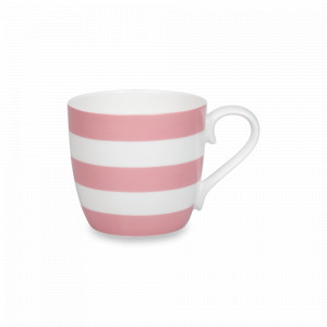 Кружка «Линии - Rosyquartz», 425 мл, фарфор, белый, розовый, KOENITZ, Германия, Большие кружки