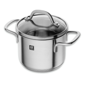 Кастрюля из нержавеющей стали с крышкой, объем: 1 л, диаметр: 12 см, материал: нержавеющая сталь, серия Pico, ZWILLING J.A. HENCKELS, Германия, ZWILLING (Германия)