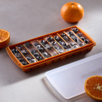Форма с крышкой Ice sticks, на 10 ячеек 9.8 х 2 см, силикон, коричневый, серия Freeze, SMART SOLUTIONS, Китай_00822870061455967786.jpg