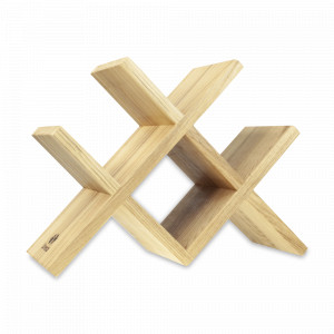 Подставка -полка на 4 бутылки, дуб, светло-коричневый, UNECA, Россия, Подставки и корзины для бутылок