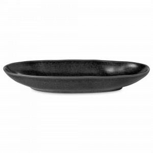 Блюдо овальное Matte black, 41 х 14 см, керамика, черный, серия Livia, COSTA NOVA, Португалия, Livia COSTA NOVA