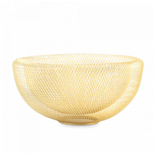 Корзина для фруктов, 30 см, металл, золотистый, серия Event, ANNA LAFARG, Китай, Этажерки и вазы для фруктов