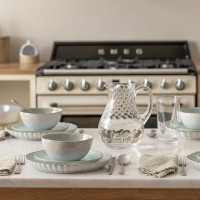 Тарелка обеденная Sea blue, 27.2 см, керамика, кремовый, голубой, серия Mallorca, COSTA NOVA, Португалия_00815340062794954199.jpg