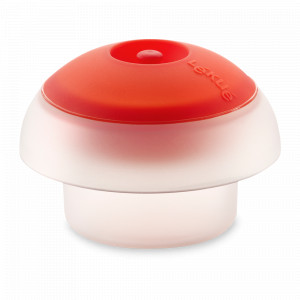Форма для приготовления яиц в СВЧ, 100 мл, силикон, красный, LEKUE, Испания, Посуда для приготовления в СВЧ