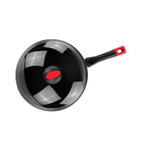 Сотейник с крышкой, 28 см, сталь, стеклоэмаль, черный, серия Kilauea, VITRINOR, Испания_00811340057626133007.jpg