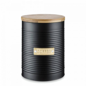 Емкость для хранения кофе, 1,4 л, нержавеющая сталь, черный, серия Otto, TYPHOON, Великобритания, TYPHOON (Великобритания)