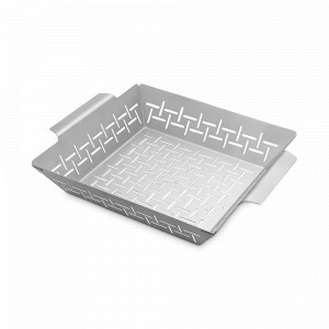 Противень для гриля перфорированный, 34.5 х 29 см, нержавеющая сталь, серия Smart Grill, SMART SOLUTIONS, Россия, Аксессуары для гриля