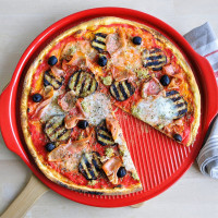 Блюдо для пиццы, керамика, 37 см, алый, EMILE HENRY, Франция_00813100064667023206.jpg