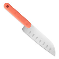 Нож кухонный Сантоку, 18 см, оранжевая ручка, серия Chopping boards and Knives, TREBONN, Италия_00816280049724836084.jpg