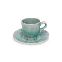 Пара кофейная Blue, 80 мл, керамика, голубой, серия Madeira, COSTA NOVA, Португалия