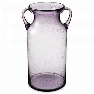 Ваза для цветов, 29 см, стекло, фиолетовый, серия Flowi, LIBERTY JONES, Россия, Flowi LIBERTY JONES