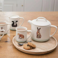 Чайник заварочный «Заяц», 1,4 л, керамика, декор, серия Apple Farm, KITCHEN CRAFT, Великобритания_00806130050381115065.jpg