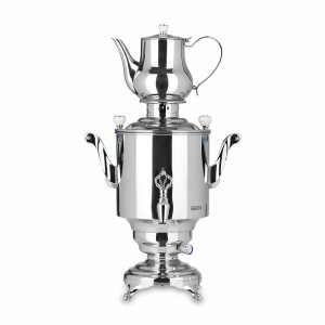 Самовар электрический Romanov, 5 л, нержавеющая сталь 18/10, стальной, BEEM, Германия, BEEM (Германия)