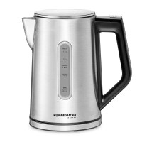 Чайник электрический, 1.7 л, нержавеющая сталь, пластик, стальной, ROMMELSBACHER, Германия