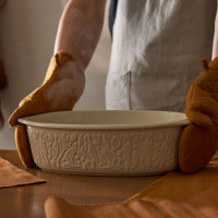 Форма для выпечки хлеба Parrot, 4 л, 38 х 25 см, керамика, бежевый, серия Birds of Paradise, LIBERTY JONES, Россия_00817550039379998734.jpg