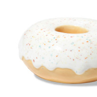 Подсвечник на одну свечу Donut, 7 см, керамика, белый, серия Fast Food, DOIY, Испания_00819740050598532365.jpg