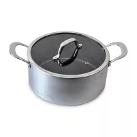 Кастрюля с крышкой Technopro, 2,9 л, 20 см, алюминий, серый, BRABANTIA, Бельгия, 