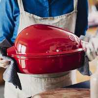 Керамическая форма для запекания птицы, 41,5 х 22 х 22 см, гранат, EMILE HENRY, Франция_00797260052881835780.jpg