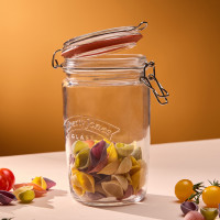 Банка для хранения, 18 см, 1 л, стекло, сталь, серия Maison Jar, LIBERTY JONES, Китай_00822830065711139436.jpg