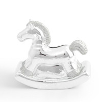 Копилка Лошадка-качалка, 13 см, фарфор, серебристый, серия Horse, ANNA LAFARG, Китай_00821190053228254745.jpg