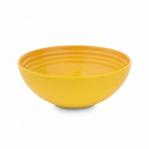 Чаша , 16 см, керамика, желтый, серия Soleil, LE CREUSET, Франция, Салатники из керамики
