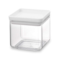 Контейнер для сыпучих продуктов, 0,7 л, 11 х 11 х 10,5 см, пластик, светло-серый, серия Tasty+, BRABANTIA, Бельгия