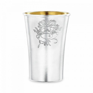 Стопка «Колокольчики», 30 мл, медь, серия Медная посуда, Кольчугинский Мельхиор, Россия, Набор металлических стопок