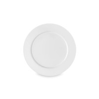 Тарелка пирожковая BLANC, 14 см, фарфор, белый, рельеф, серия Collection L, GUY DEGRENNE, Франция